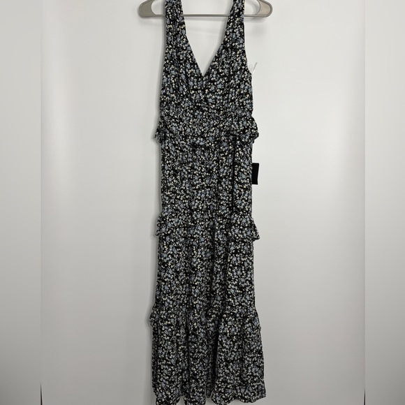 Lulu's On Trend Summer Tiered Floral Midi Dress - Picture 2 of 7